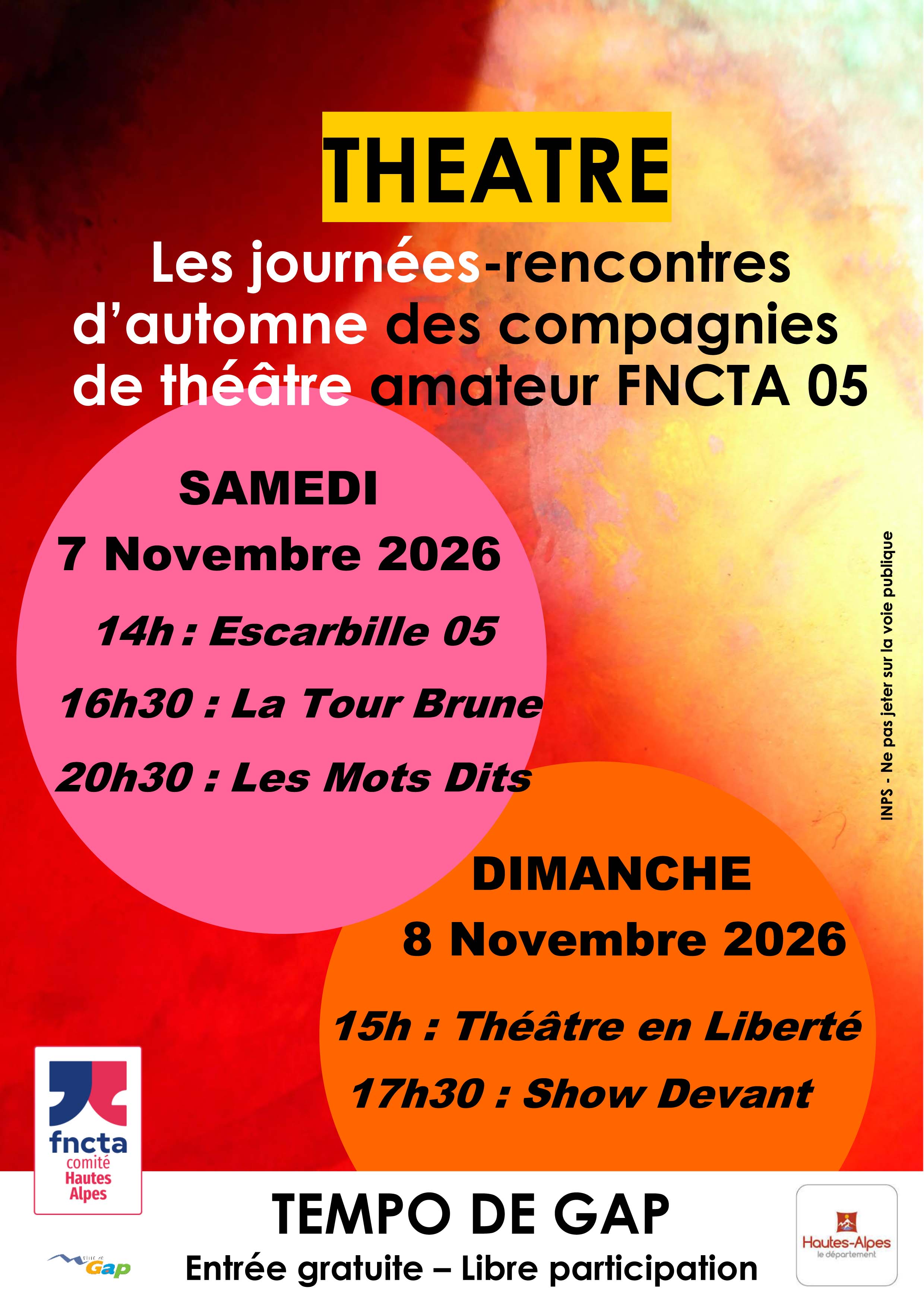 affiche journées GAP