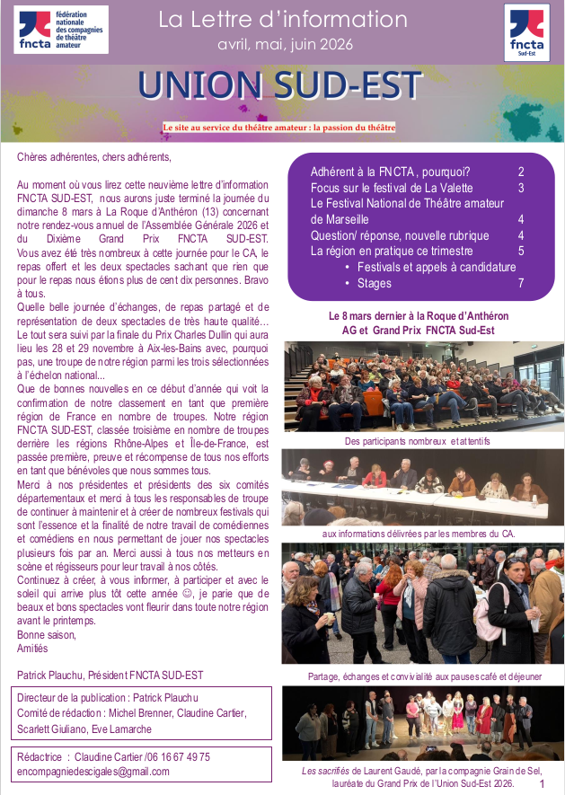 UNE LETTRE 7,8,9 2025